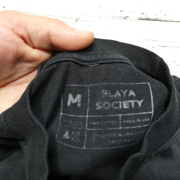Chicago Sky Shirt Mens Medium Black Playa Society WNBA Basketball Graphic Tee - Picture 3 of 6